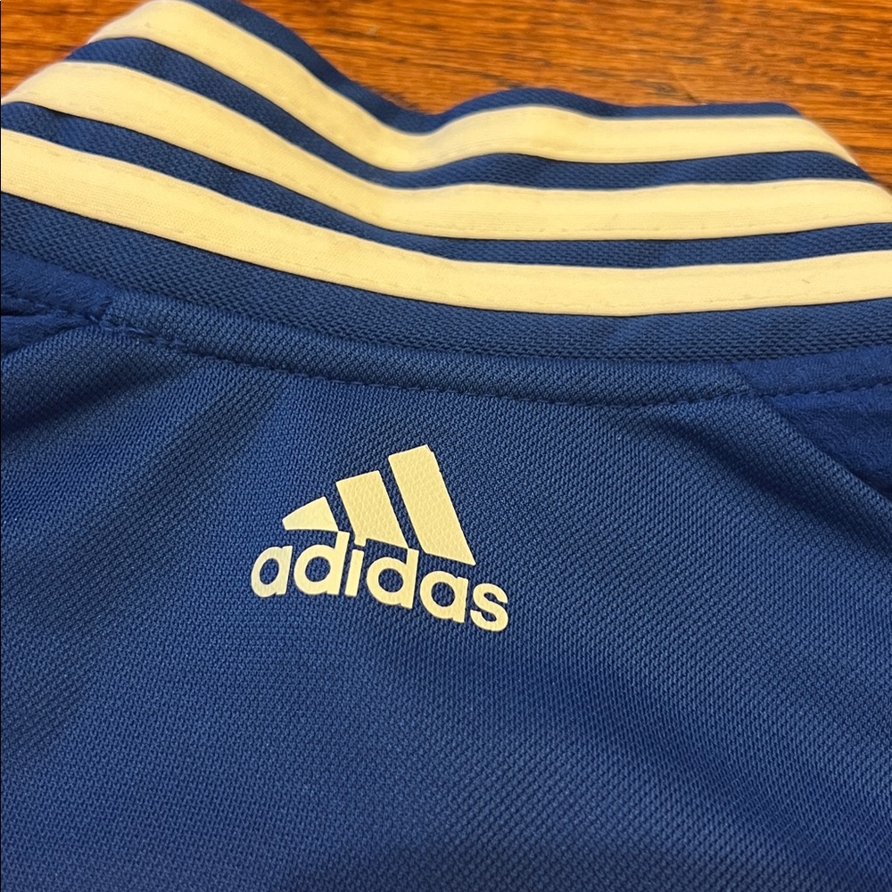 Boys Adidas NY Knicks Zip Up Sweatshirt Jacket Size L - Picture 9 of 12